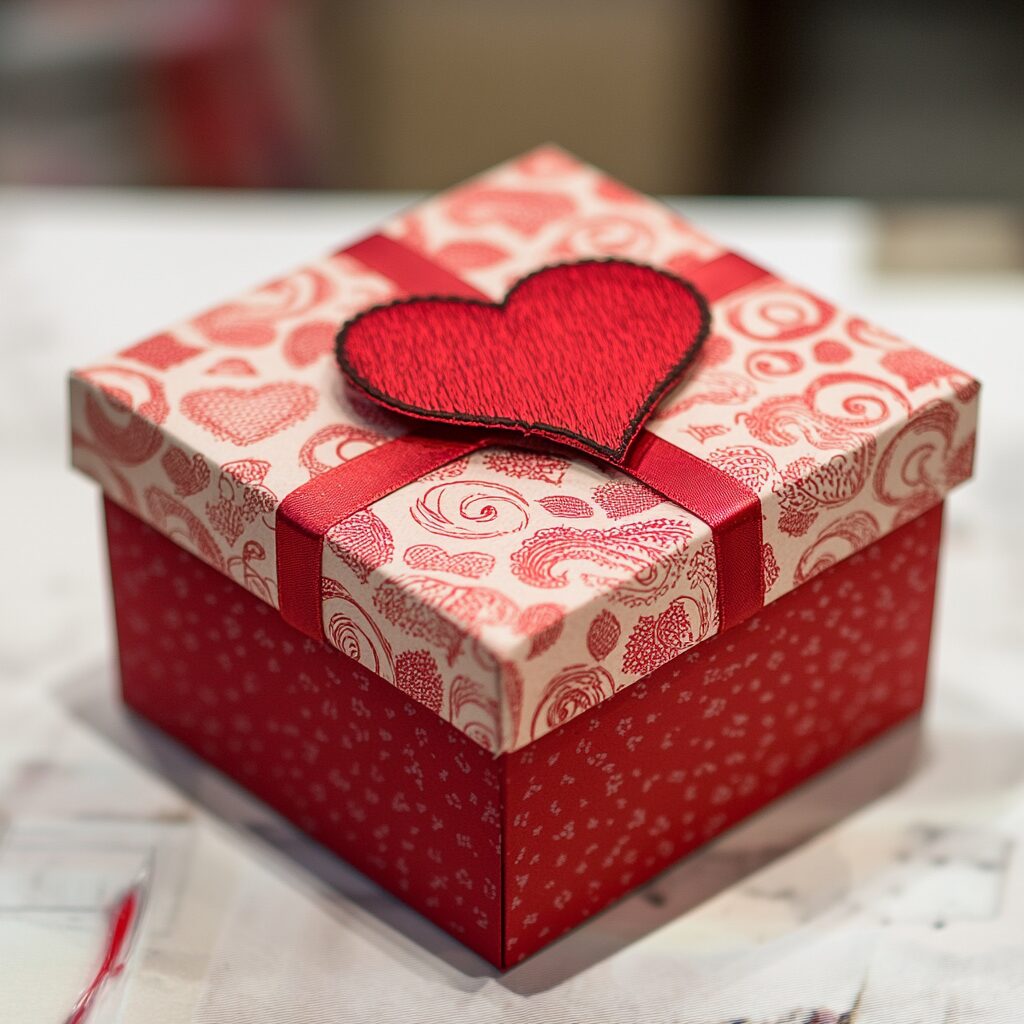 Boite cadeau saint valentin