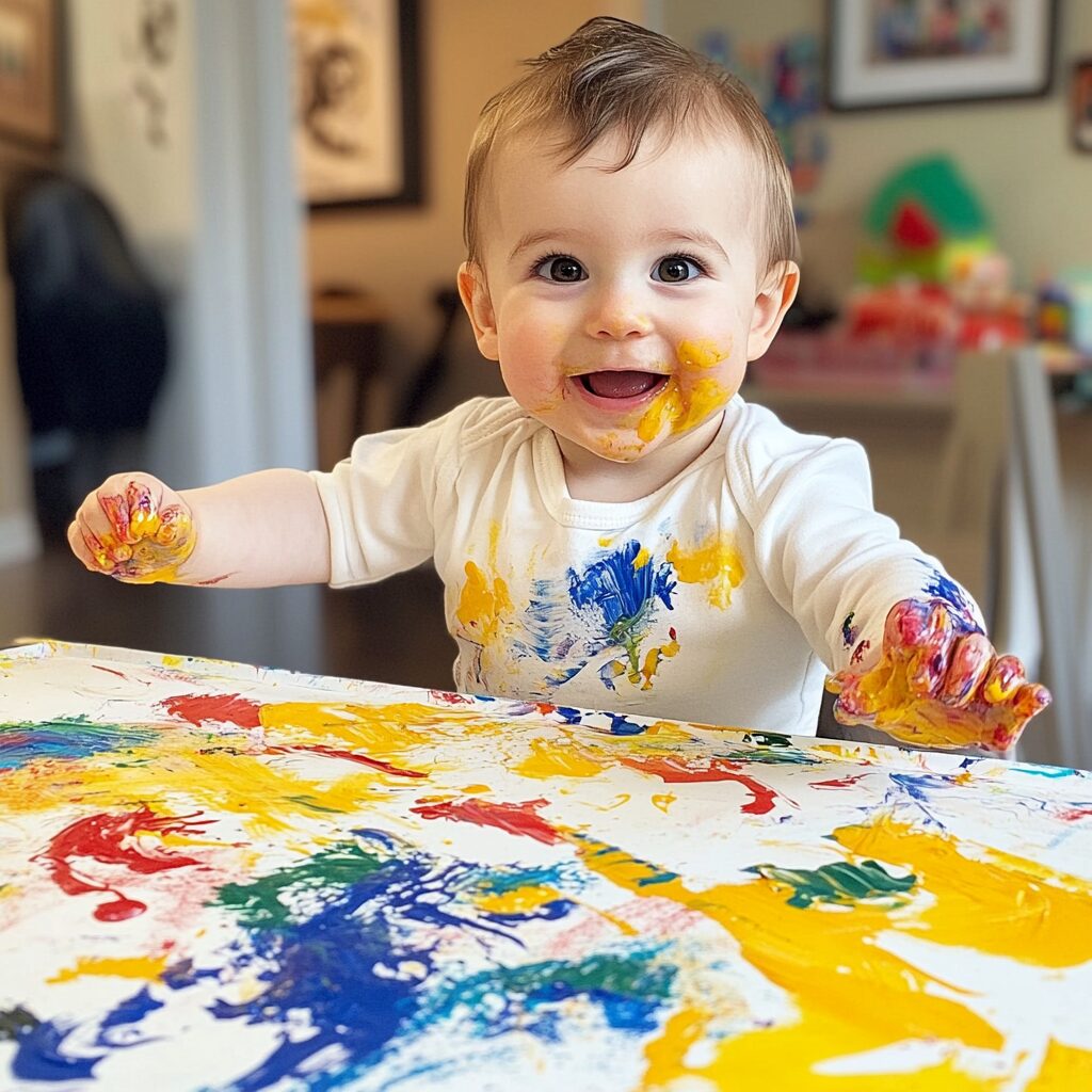 peinture bebe couleurs